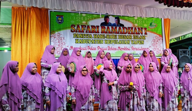 “Jadikan Keragaman Sebagai Lambang Persatuan, Wujudkan Masyarakat yang lebih Nyaman, Maju dan Lebih Sejahtera.” Pesan Bupati Tonny Tesar dalam Safari Ramadhan PHBI 1443 H