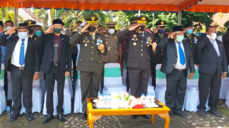Dandim 1709/Yawa Hadiri Upacara Peringatan HUT ke-53 Kabupaten Kepulauan Yapen