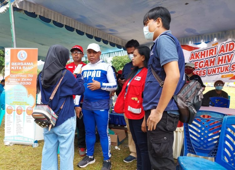 PMI Kepulauan Yapen Gelar Pemeriksaan Golongan Darah Gratis, pada HUT Ke-53 Kabupaten Kepulauan Yapen