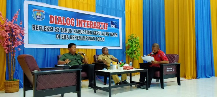 Masyarakat Berikan Apresiasi atas Akselarasi Pencapaian Pembangunan TOFAN dalam Dialog Interaktif LPP RRI Serui