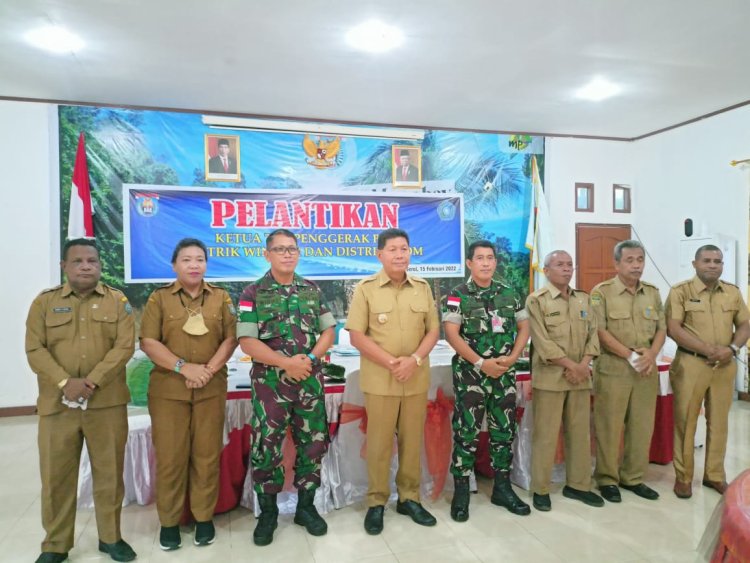 Mendadak Dua Staf Ahli Komando Operasi Udara III, Jumpai Bupati Tonny Tesar, Ada Apa?