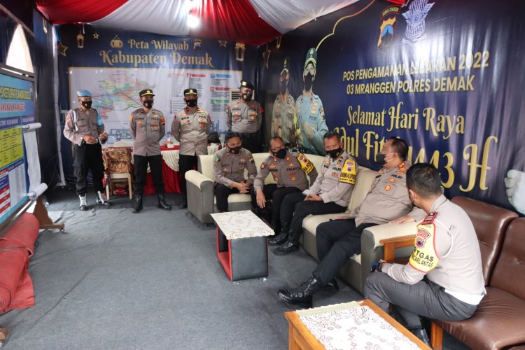 Ada Beberapa Titik Kerawanan Macet, Kapolres Demak Minta Personel Pos Pam Selalu Sigap