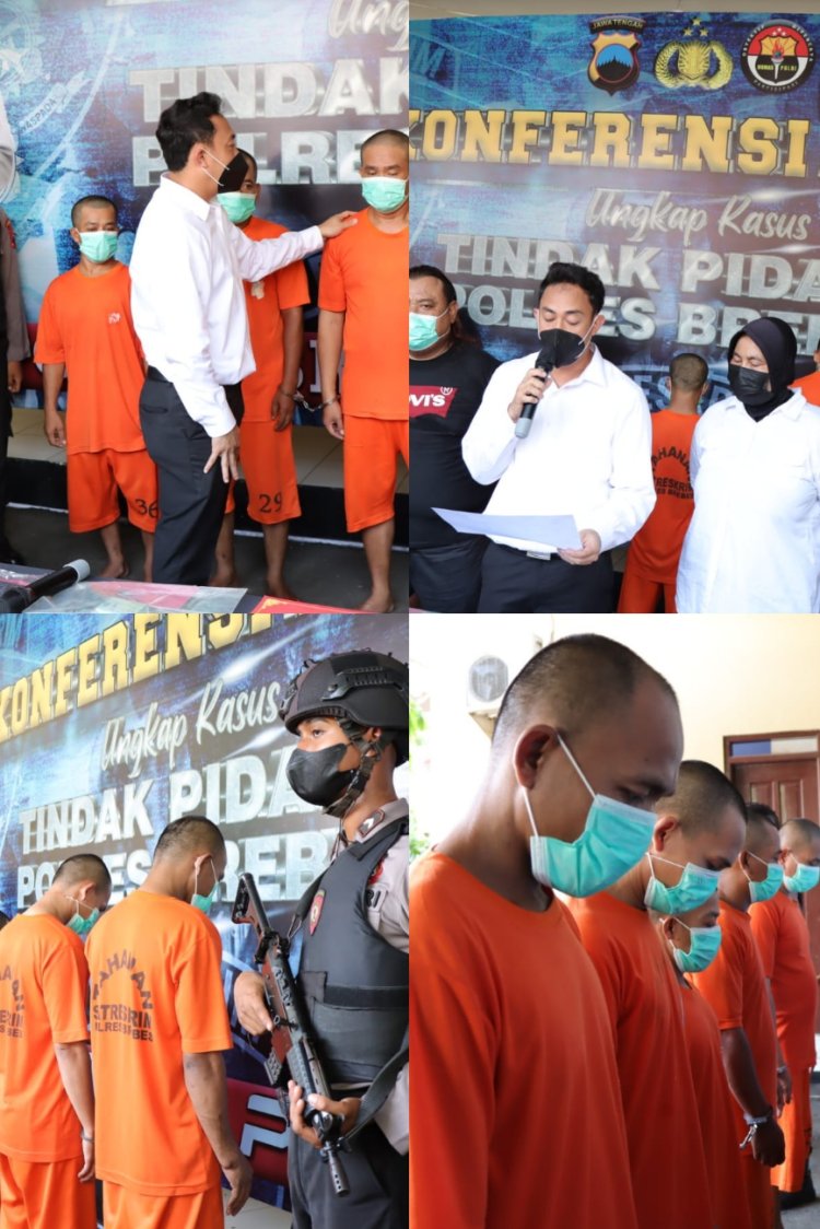 Sat Reskrim Polres Brebes Berhasil Bekuk Tersangka Pembobol Minimarket