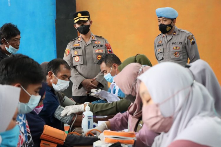 Tujuh Belas Desa Jadi Sasaran Vaksin Polres Banjarnegara