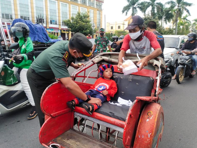 Kodim 0726/Sukoharjo Dan Polres Gandeng Elemen Masyarakat Adakan Gerakan Bersama Ramadhan Peduli