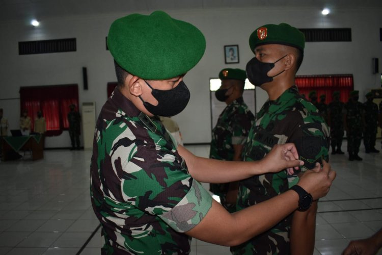 Kenaikan Pangkat, Danrem 071/Wijayakusuma Lantik 173 Prajurit