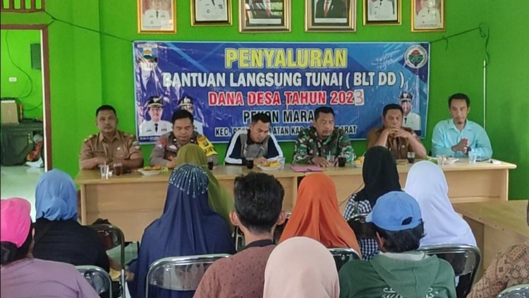 Pemerintah Pekon Marang,Kembali Salurkan  BLT DD Tahap 2 Tahun 2023