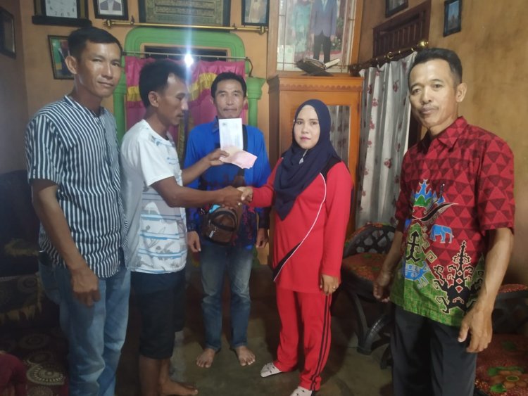 Pemerintah Pekon Way Nukak Salurkan Dana BLT DD Secara Door to Door Tahun 2023