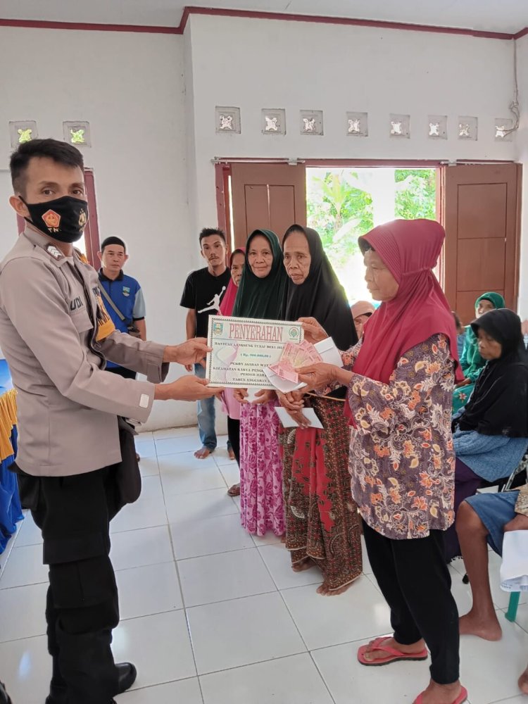 Pekon Asahan Way Sindi,Salurkan BLT DD Perdana Triwulan Tahun 2023