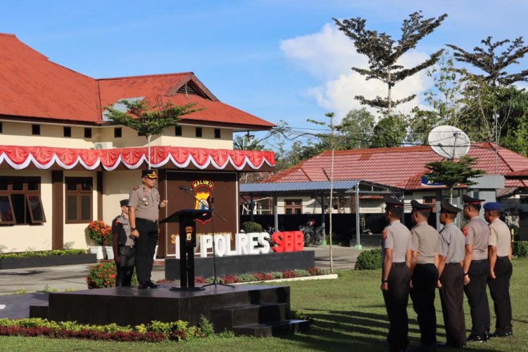 Puluhan Personil Naik Pangkat, Kapolres Akui Tanggungjawab Bertambah