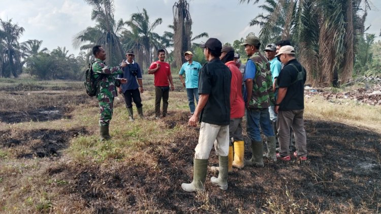Stop Karhutla, Babinsa Berikan Himbauan Anti Karhutla Ke Warga Binaan