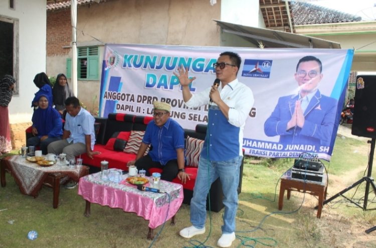 Sambangi Jati Agung, M. Junaidi Dikawal Haidir Bujung dan Rombongan Artis Ibukota