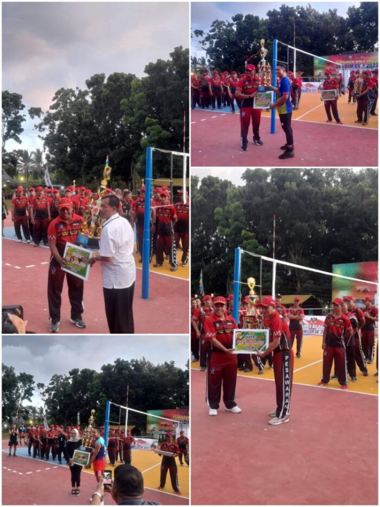 HUT Lamsel ke-66, Pertandingan Final Open Turnamen Volley Ball Piala Dandim 0421/Lamsel