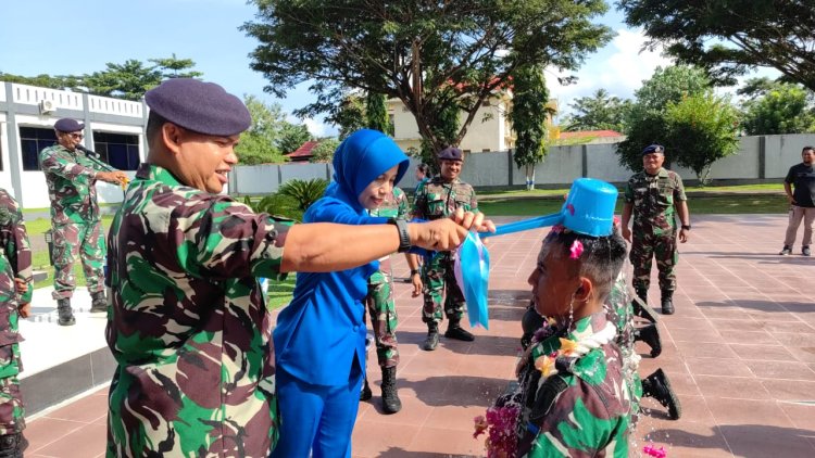 Upacara Penerimaan Bintara Dan Tantama Remaja "Danlanal Morotai Pesan":Tingkatkan Kedisiplinan