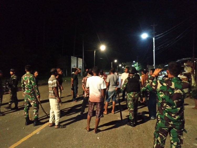 Bentrok Antara Pemuda Morotai "Diduga Kades Pandanga " Dituding Masa Ikut Aksi Lempar Batu
