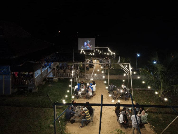 Lanal Morotai Nobar Film"Bintang Samudra"Senetron Terbaru Yang Tayang di Siaran ANTV