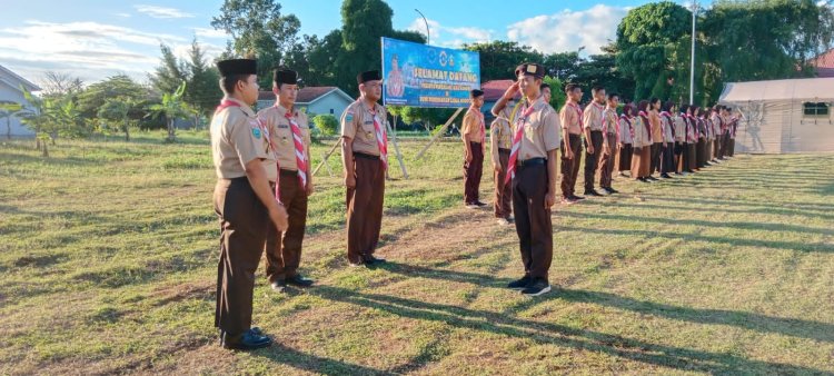 Danlanal Morotai Membuka Kegiatan Perjusami Saka Bahari
