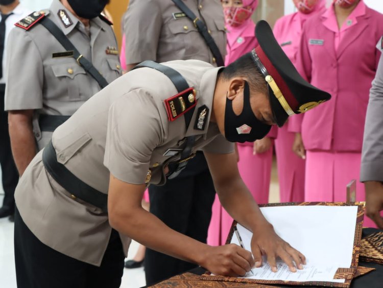 Lima Pejabat Utama Di Lingkup Polres Pulau Morotai Resmi Berganti