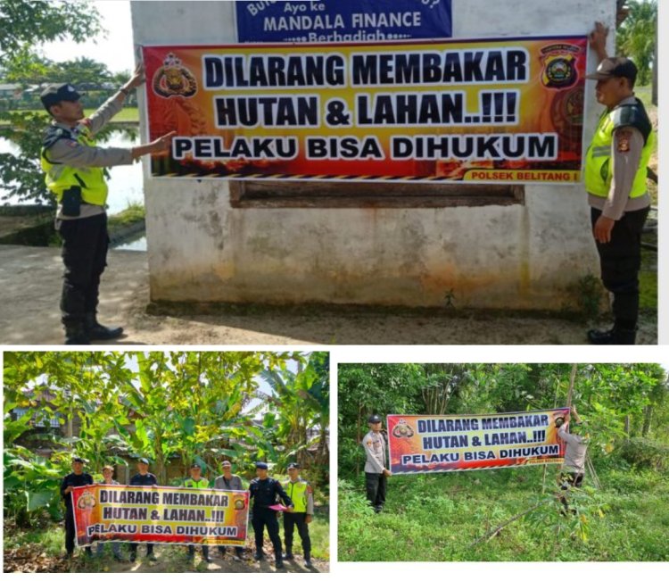 Giat Peduli Api Kapolsek Belitang Katakan Ini Merupakan Bentuk Pelayanan Kepada Masyarakat