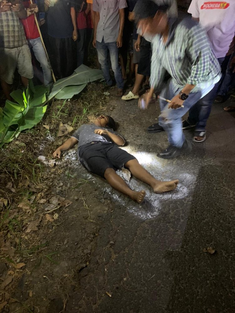 Begal sadis menembak kepala korban hingga meninggal di tempat di kampung negri sungkay, kecamatan gunung labuhan