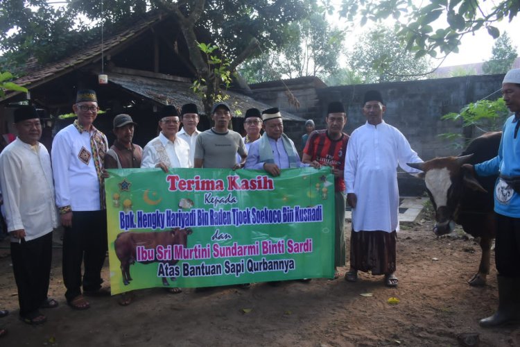 Pemkab Lamtim Salurkan Hewan Kurban 35 Ekor, Berupa Kambing dan Sapi