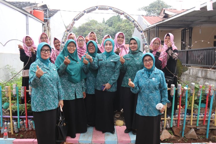 Pastikan Program Berjalan Baik, Halimatussadiyah Iwan Rechecking Penerapan 10 Pokok Program PKK di Desa Rawapanjang