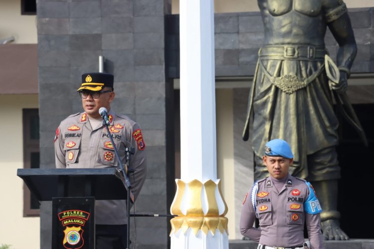 Kapolres Minta Anggota Terus Berbuat Baik