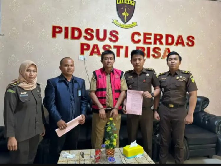 KORUPSI DANA KORPRI, BENDAHARA DITAHAN KEJARI WAY KANAN