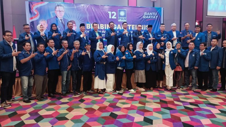 Caleg PAN OKU Raya ikuti Bimtek,Pemahaman strategi pemenangan pemilu