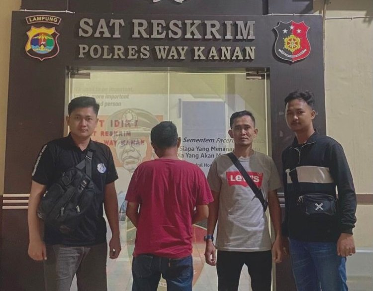 Diduga Cabuli Anak di Bawah Umur, Seorang Pelaku Asal Bandar Lampung Diringkus Polres Way Kanan