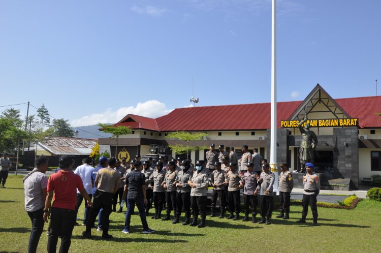 Pastikan Pemilu Aman, Kapolres Pantau Latihan Simulasi Sispamkota