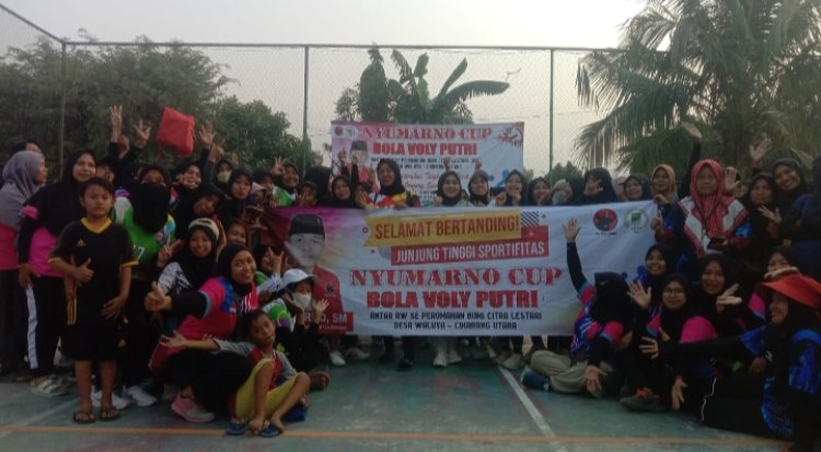 Turnamen Bola Voli Putri "Nyumarno Cup" Anggota DPRD Kabupaten Bekasi