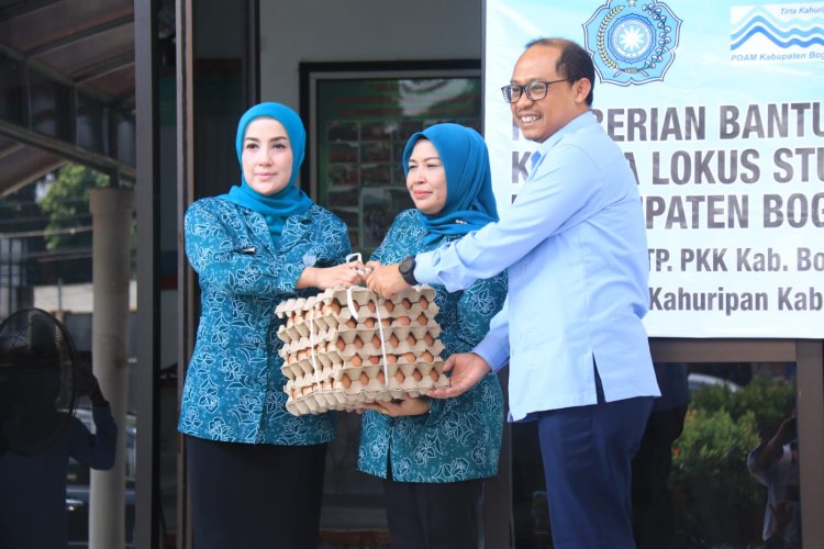 PKK Kabupaten Bogor Salurkan Bantuan 60 Ribu Telur Ke Kecamatan Intervensi Stunting