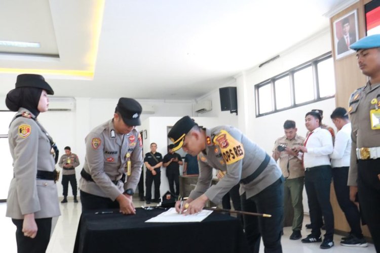 Kapolres Bogor Pimpin Pelantikan Kasat dan Kapolsek Jajaran Polres Bogor