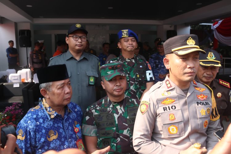 Sekda Burhanudin Hadiri Apel Gelar Pasukan Operasi Mantap Brata Lodaya