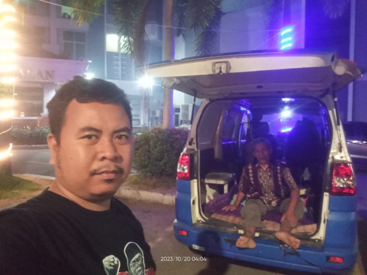 Pukul 12 Malam Zamhari Terpaksa Harus di Evakuasi Ke Rumah Sakit Muhammad Husein Palembang