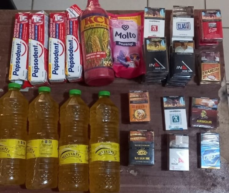 Polsek Banjit Ringkus Pelaku Curat di Warung Imam Kampung Simpang Asam