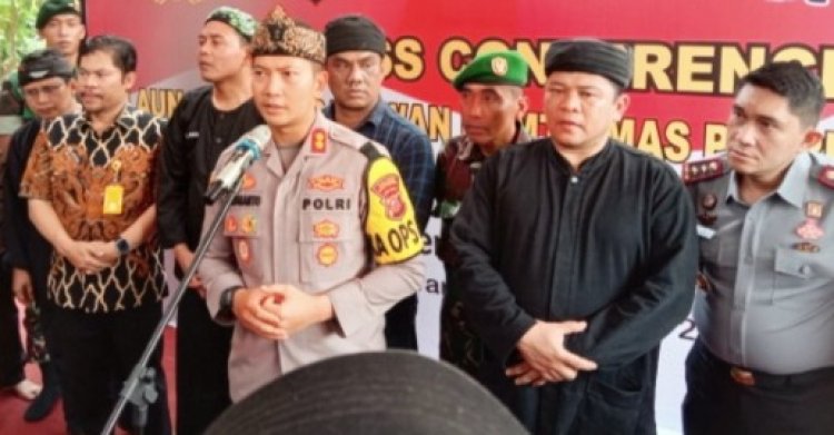 Kapolres Karawang Laksanakan Deklarasi Damai Budayawan Untuk Pemilu Damai