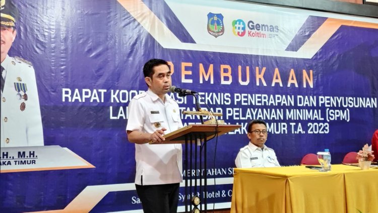 Sekda Koltim Buka Rakornis Penerapan Dan Penyusunan SPM Di Kendari