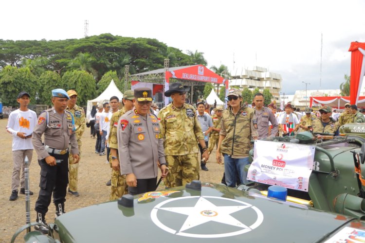 Hadiri Deklarasi Damai 2024, Kapolda Lampung : Mari Jaga Kerukunan Dan Persatuan, Meskipun Berbeda Pilihan