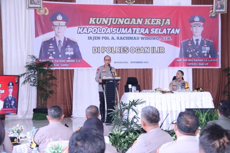 Irjen Pol A Rachmad Wibowo, SIK kunker ke Polres Ogan Ilir