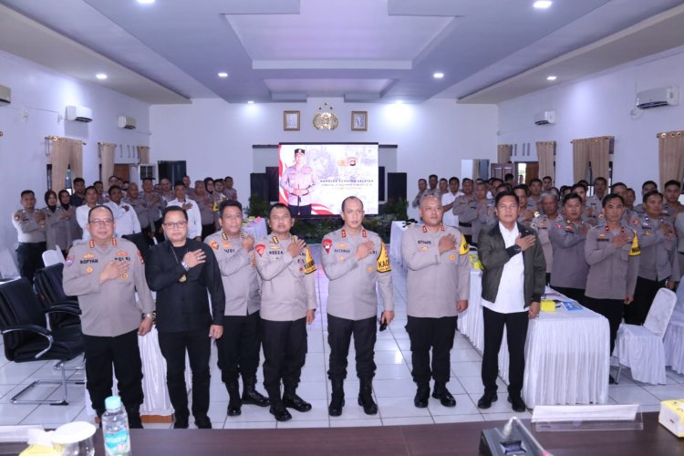 Irjen Pol A Rachmad Wibowo SIK kunker di Polres Prabumulih