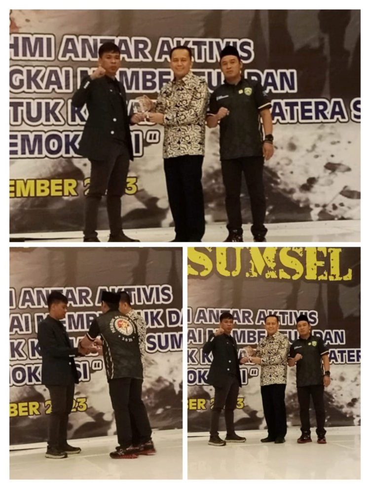 Rembuk Aktivis 2023, Yudi Purna Nugraha SH mendapatkan Anugerah Penghargaan