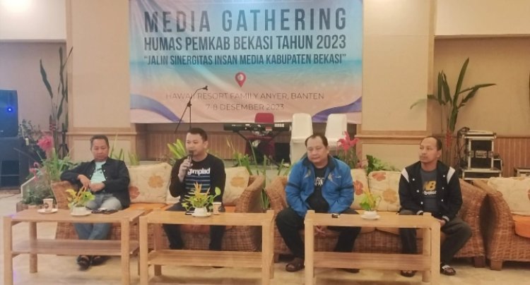 Humas Pemkab Bekasi Gelar Media Gathering 2023, Bersama Wartawan