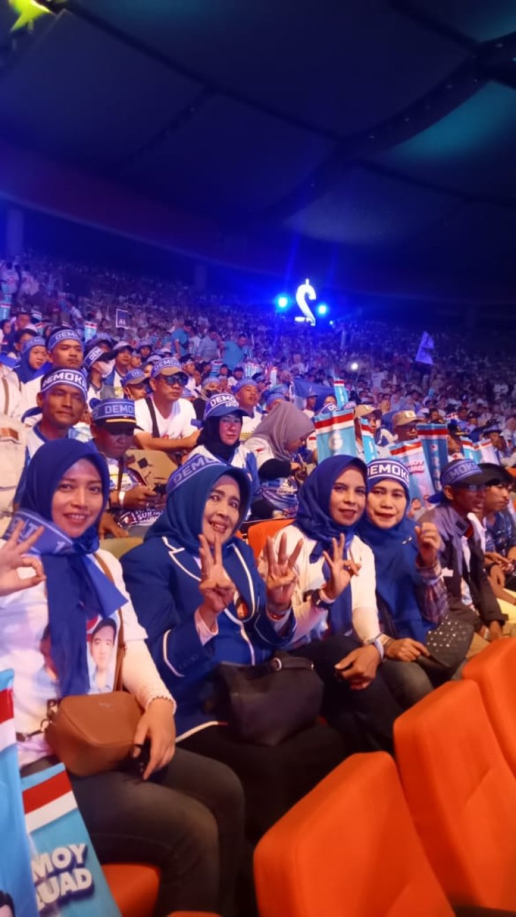 Hj.Atty Ruhiyati Caleg Davil 1 Dari Partai Demokrat Hadir dalam Kampanye Capres Prabowo Subianto