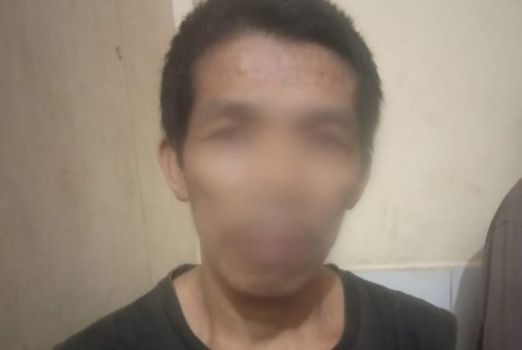 Polsek Kota Agung Tangkap Pencuri Handphone di Pekon Negeri Ratu