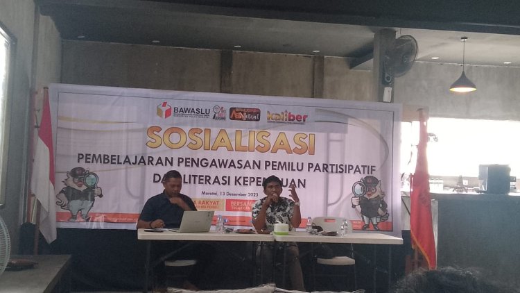 Bawaslu Morotai Gelar Sosialisasi Pembelajaran Pengawasan Pemilu Partisipatif Dan Leterasi Kepemiliuaan