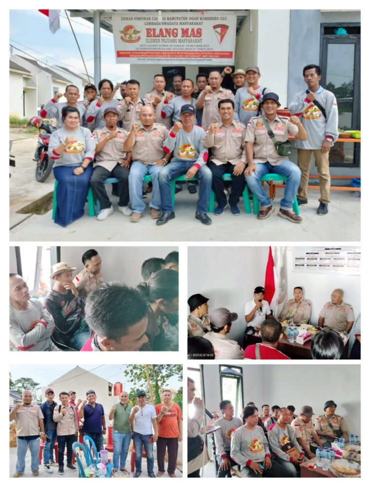 LSM) ELANG MAS Kabupaten OKU menggelar Rapat Koordinasi Rencana Kerja tahun 2024