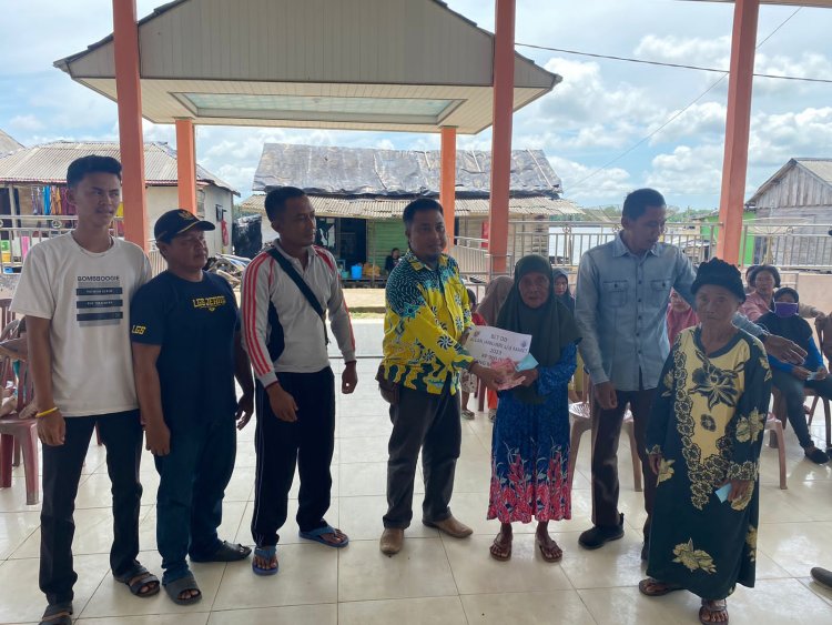 Pemerintah Desa Sidang Muara Jaya Rju Salahkan BLT DD Tahap 1 Tahun 2023