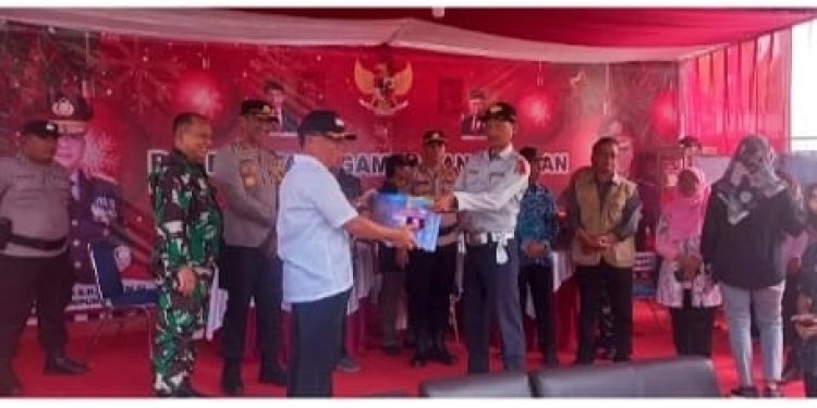 PJ Bupati Tanggamus Tinjau Poskotis Pengamanan Natal Dam Tahun Baru